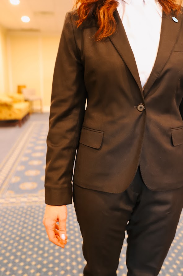 Mea suit lining detail