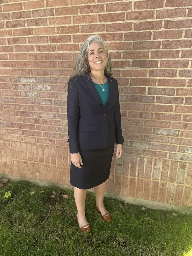 Woman in Mea suit